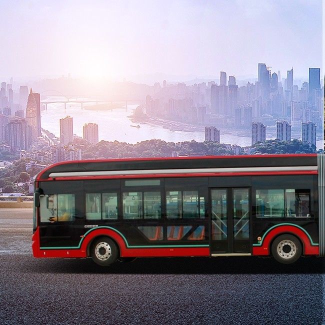 ABS टायर अर्बन Zev बस 45 सीट LiFePo4 न्यू एनर्जी सिटी टूर बस 18m