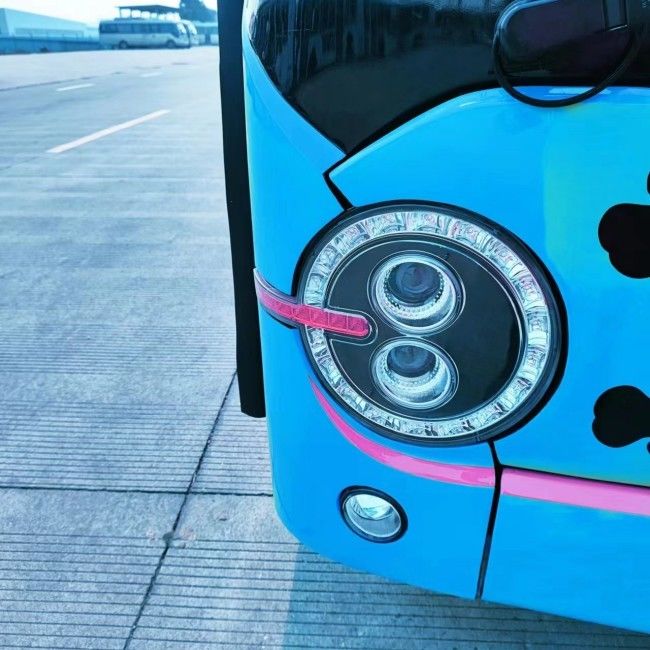 शून्य उत्सर्जन ZEV बस वाहन LHD 24 सीटों वाली इलेक्ट्रिक सिटी बस।