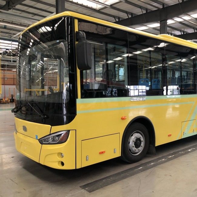 दो दरवाजे 8m अर्बन बैटरी इलेक्ट्रिक बसें LHD 29 सीट्स बैटरी पावर 198.4kwh