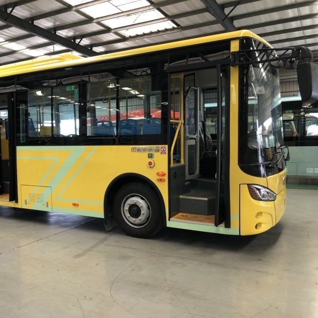 दो दरवाजे 8m अर्बन बैटरी इलेक्ट्रिक बसें LHD 29 सीट्स बैटरी पावर 198.4kwh