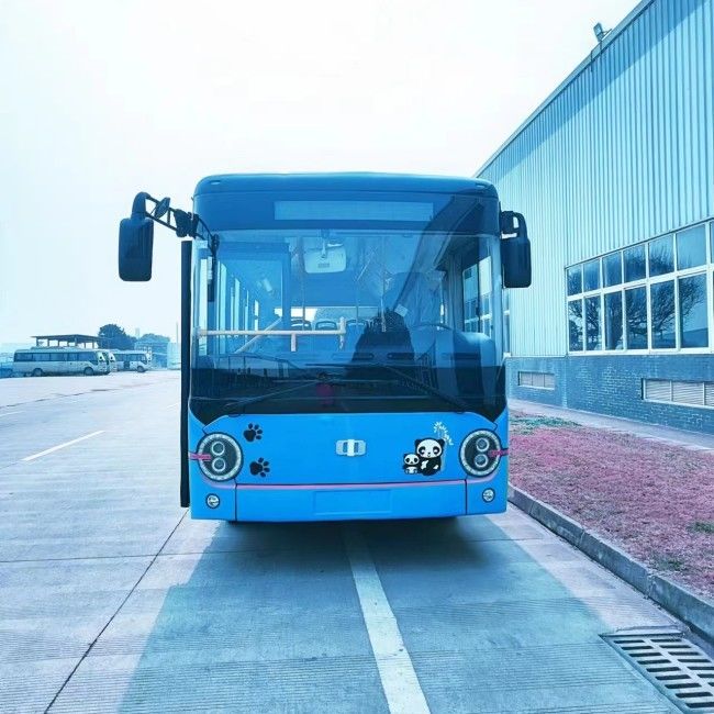 6.6 मीटर इलेक्ट्रिक मिनी बस बैटरी चार्जिंग वाहन LHD RHD 23 सीटें