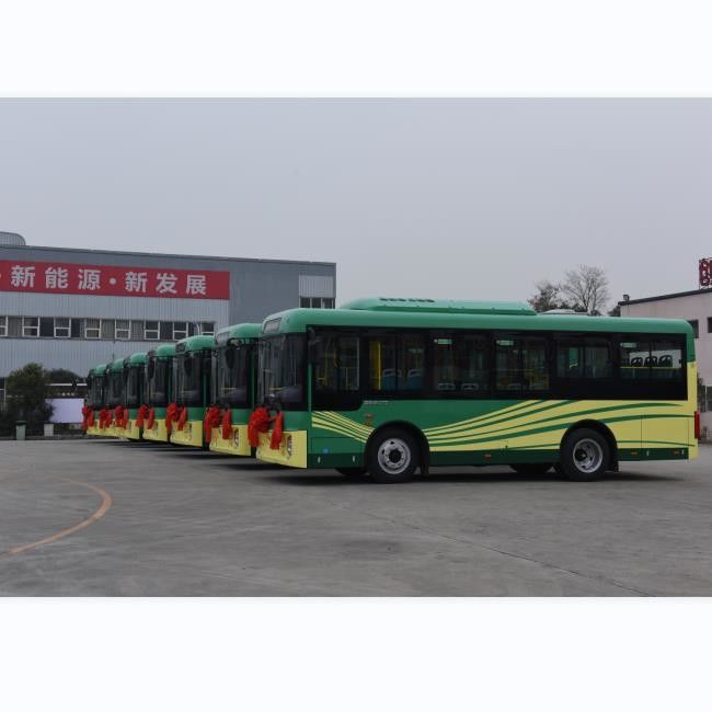 ZEV 7.7m डीजल सिटी बस व्हीकल डीजल इंजन AC के साथ 25 सीट LHD RHD