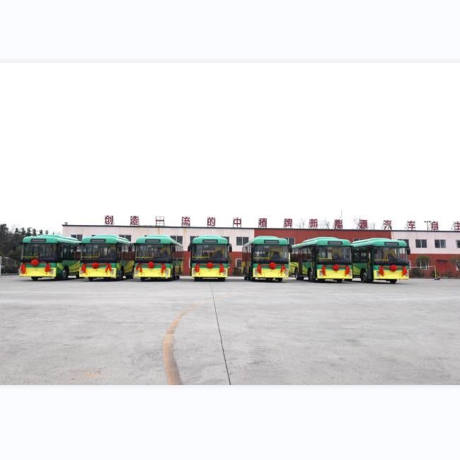 ZEV 7.7m डीजल सिटी बस व्हीकल डीजल इंजन AC के साथ 25 सीट LHD RHD