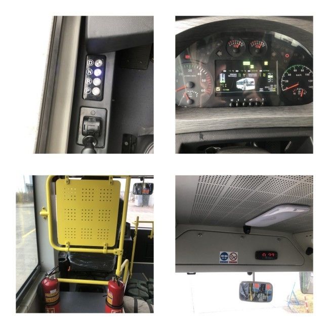 6 मीटर ज़ेव बस 16 सीट इलेक्ट्रिक मिनीबस 270 किमी ड्राइव रेंज के साथ अंतर-शहर परिवहन के लिए