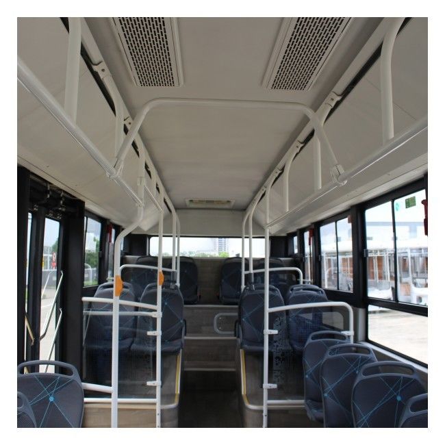 10.5 मीटर शुद्ध इलेक्ट्रिक बस ई.वी. बस 30 सीटर 250 किमी ड्राइविंग रेंज और सार्वजनिक परिवहन के लिए पी.एम.एस.एम. मोटर के साथ