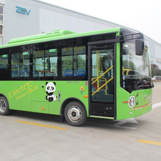 6.6 मीटर इलेक्ट्रिक सिटी बस शून्य उत्सर्जन ZEV बस LHD RHD 24 सीट शहरी परिवहन के लिए