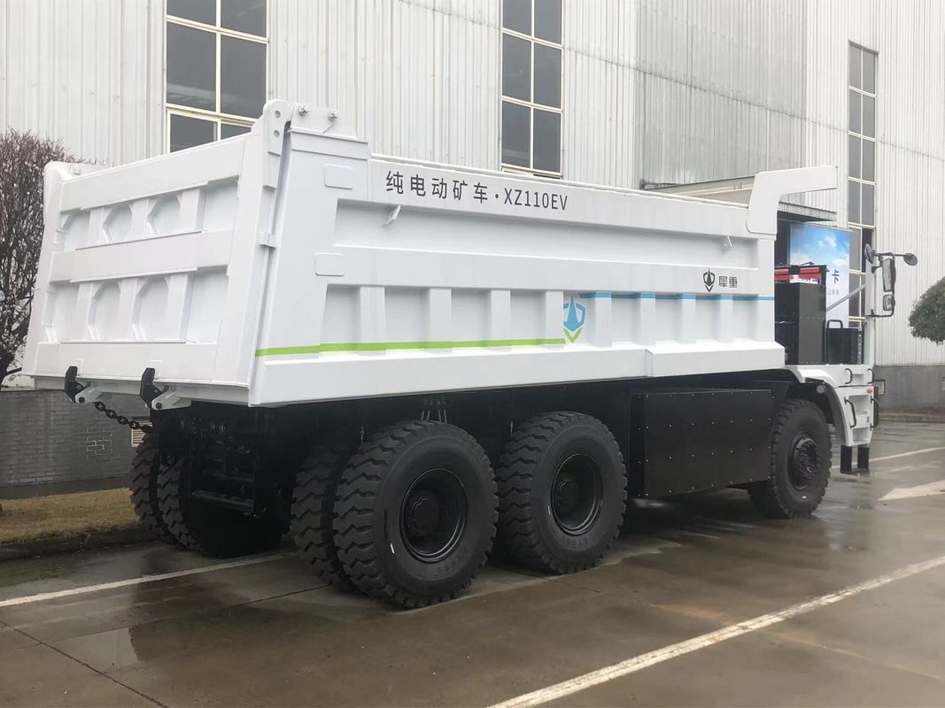 528kWh एलएफपी बैटरी के साथ 110 टन पेलोड इलेक्ट्रिक माइनिंग ट्रक, शून्य उत्सर्जन स्वायत्त ढुलाई के लिए