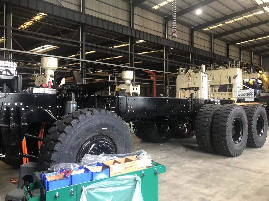 528kWh एलएफपी बैटरी के साथ 110 टन पेलोड इलेक्ट्रिक माइनिंग ट्रक, शून्य उत्सर्जन स्वायत्त ढुलाई के लिए