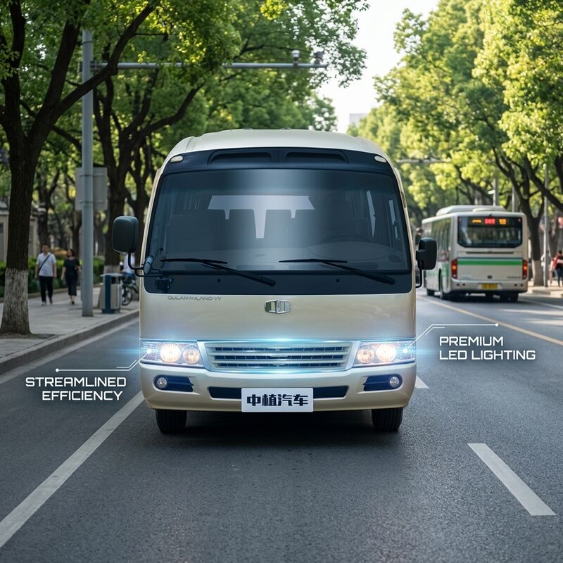 6m 19 सीट्स Zev बस LHD एनर्जी रिट्रीव प्योर इलेक्ट्रिक मिनी बस 89.7 Kwh