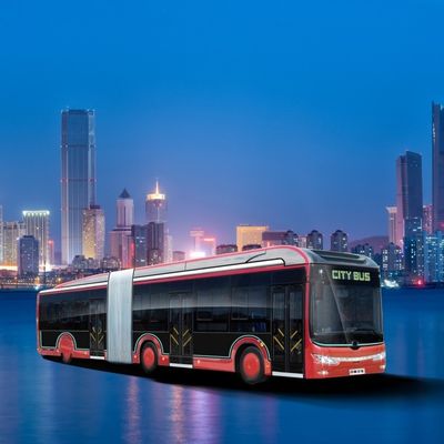 अग्निशमन यंत्र के साथ 18m 200kw/RPM इनर इलेक्ट्रिक सिटी बस
