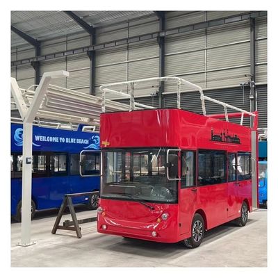 1 वर्ष की वारंटी के साथ इलेक्ट्रिक कस्टम गोल्फ कार्ट डबल डेकर 5390x1710x3060 मिमी