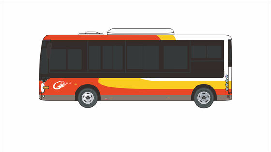शहरी सार्वजनिक परिवहन समाधान 10.5 मीटर इलेक्ट्रिक सिटी बस 30 सीट और 268kwh बैटरी के साथ