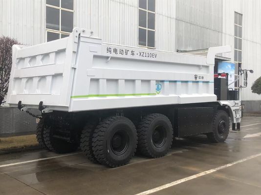 528kWh एलएफपी बैटरी के साथ 110 टन पेलोड इलेक्ट्रिक माइनिंग ट्रक, शून्य उत्सर्जन स्वायत्त ढुलाई के लिए