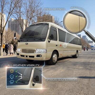 6m 19 सीट्स Zev बस LHD एनर्जी रिट्रीव प्योर इलेक्ट्रिक मिनी बस 89.7 Kwh