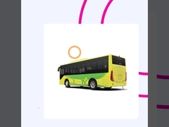 8m 29 यात्री बैटरी इलेक्ट्रिक बस शून्य उत्सर्जन 69km/H